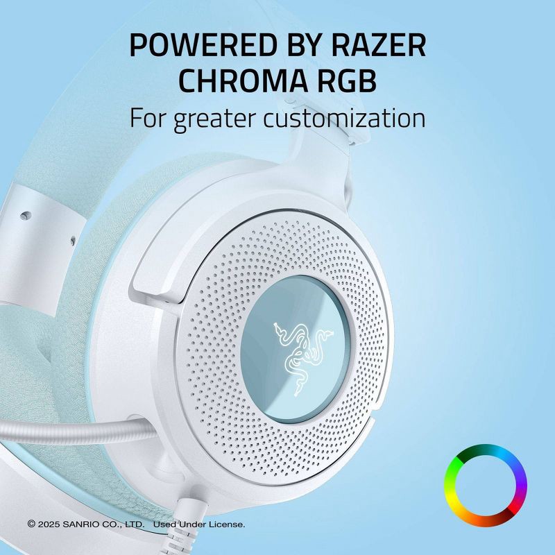 slide 7 of 9, Razer Kraken V4 X Wired Gaming Headset - Cinnamoroll Edition, 1 ct
