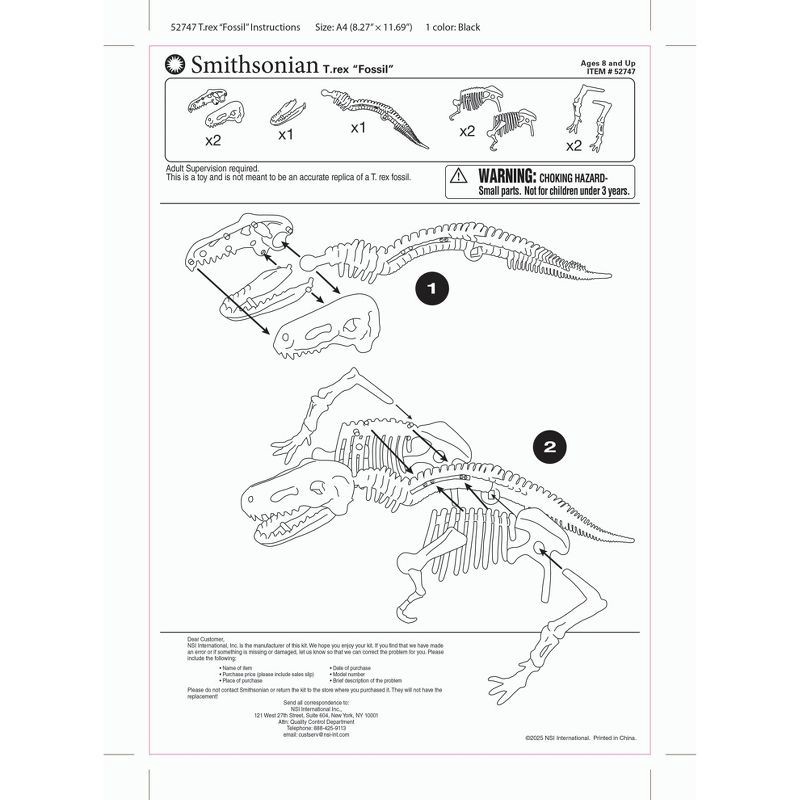 slide 6 of 6, Smithsonian Dinosaur Fossils, 1 ct
