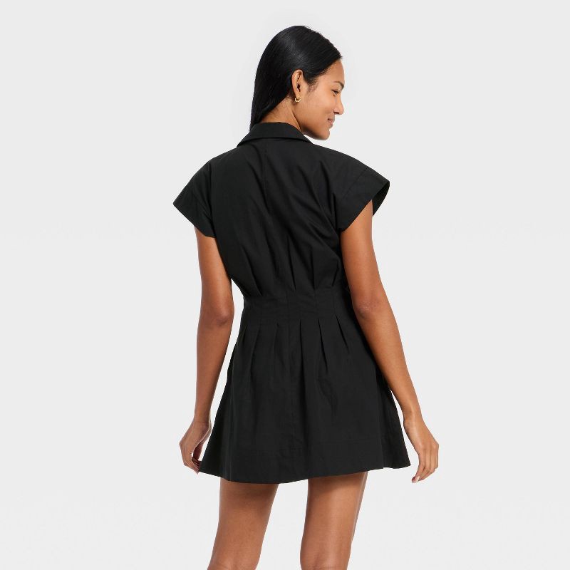 slide 2 of 3, A New Day Women's Corset Mini A-Line Dress - New Day™ Black S, 1 ct