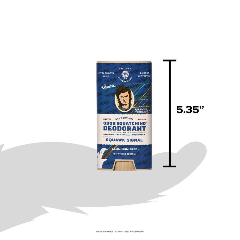 slide 5 of 7, DR. SQUATCH Men's Natural Deodorant - Squawk Signal - 2.65oz, 2.65 oz