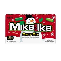 Mike and Ike Merry Mix Theater Box Christmas Candies - 4.25oz