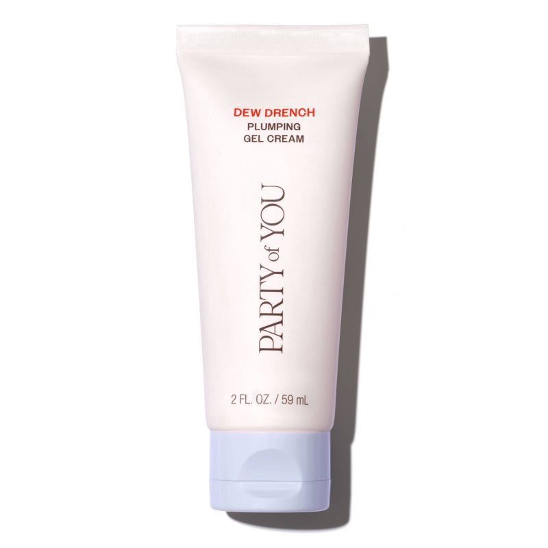slide 1 of 10, Party of You Plumping Gel Face Moisturizer - Dew Drench - 2oz: Alcohol-Free, For Normal Skin, Unscented, 2 oz