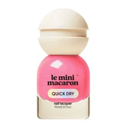 Le Mini Macaron Quick Dry Nail Polish - Cherry Lemonade - 0.33 fl oz