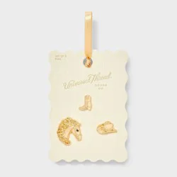 Western Pin 3pc Set - Universal Thread™ Gold