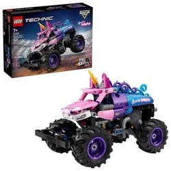 LEGO Technic Monster Jam Sparkle Smash Pull-Back Building Toy, Easter Basket Gifts for Kids, 42220