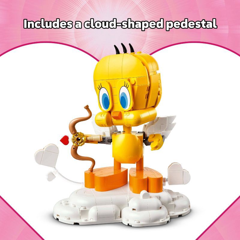 slide 5 of 6, LEGO Looney Tunes Sweetheart Tweety Bird Building Toy, Valentine's Day Craft & Décor, 40824, 1 ct