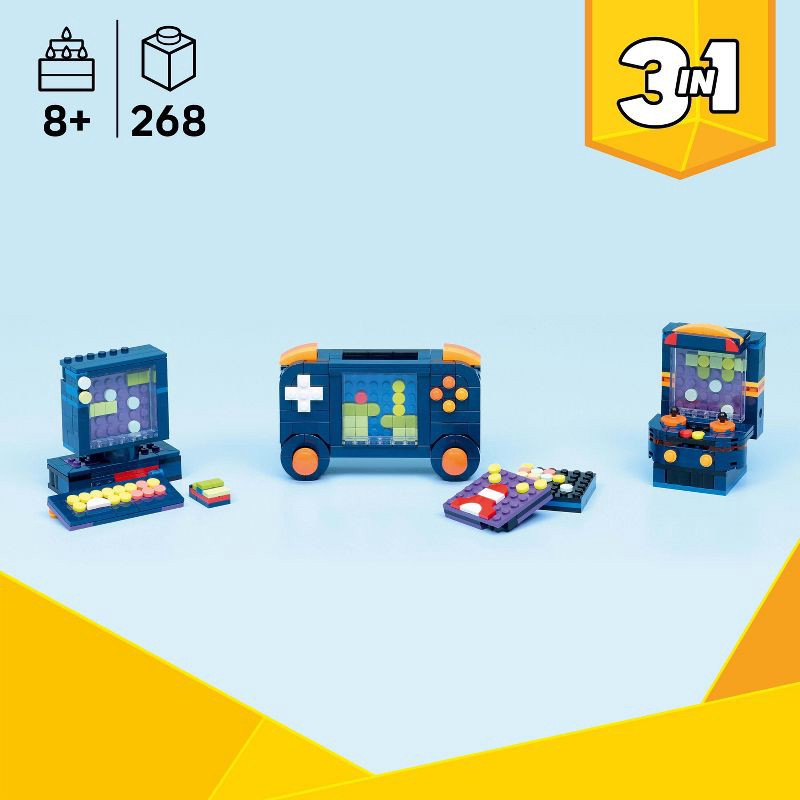 slide 2 of 6, LEGO Creator 3 in 1 Retro Gaming Console Toy 31380, 1 ct