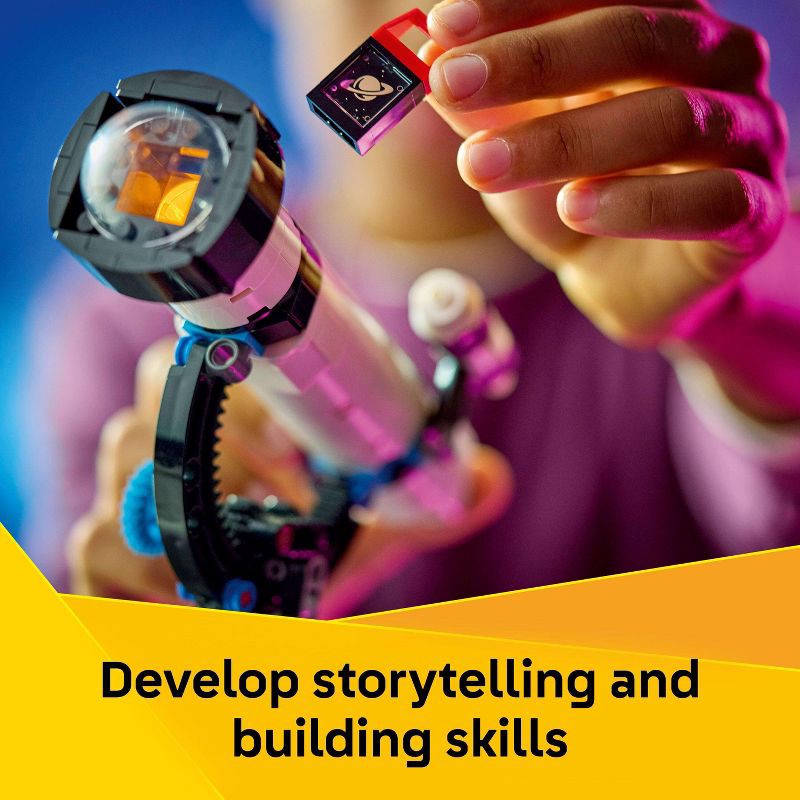 slide 4 of 6, LEGO Creator 3 in 1 Space Exploration Telescope Building Toy, Easter Basket Gifts for Kids, 31378, 1 ct