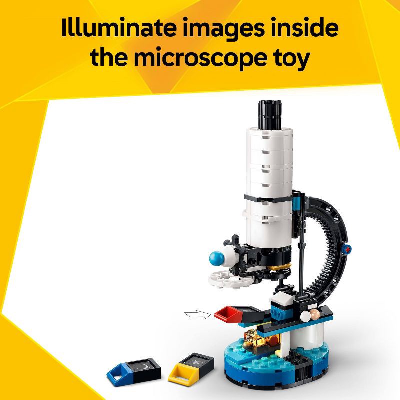 slide 5 of 6, LEGO Creator 3 in 1 Space Exploration Telescope Building Toy, Easter Basket Gifts for Kids, 31378, 1 ct