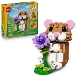 LEGO Creator 3 in 1 Cute Hamster with a Flower 31376