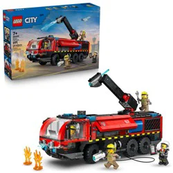 LEGO City Airport Fire Truck Toy Building Set 60499