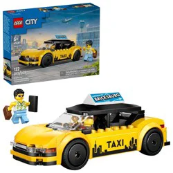 LEGO City Yellow Taxi Car Building Toy 60487