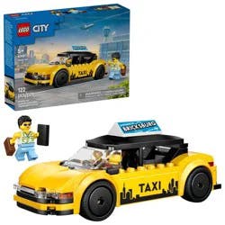 LEGO City Yellow Taxi Car Building Toy 60487