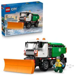 LEGO City Snowplow Truck Building Toy for Kids 60490