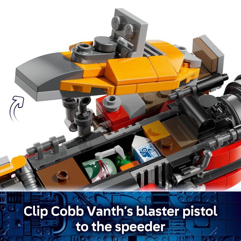 slide 3 of 6, LEGO Star Wars Cobb Vanth's Speeder Kids Toy 75437, 1 ct