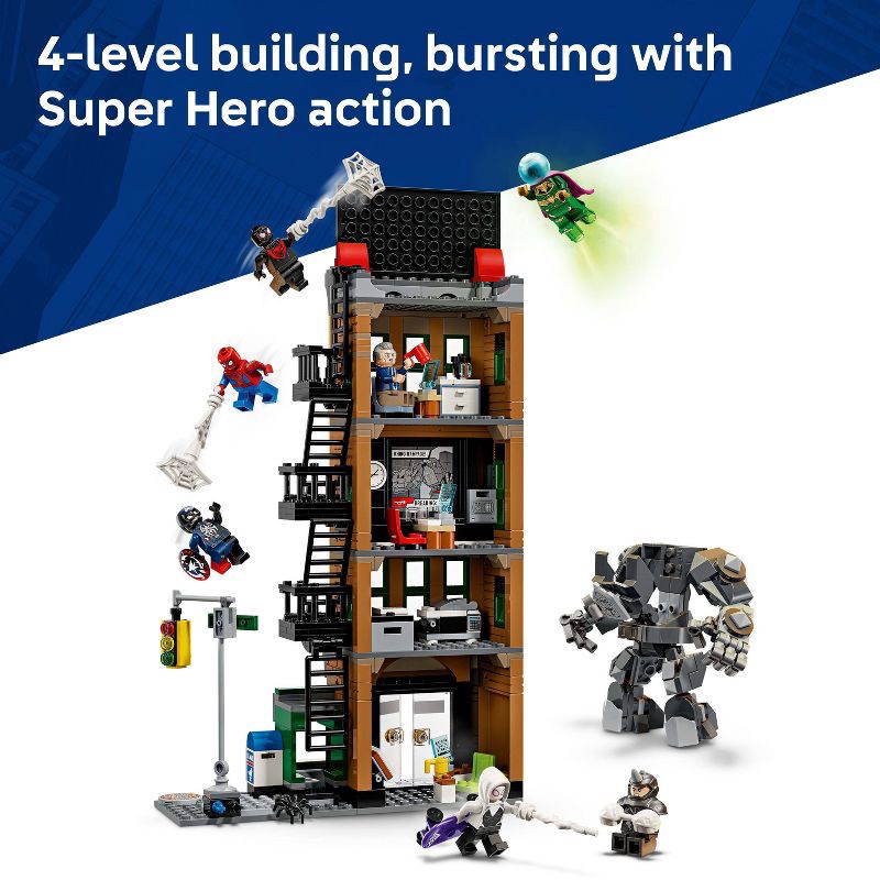 slide 3 of 6, LEGO Marvel Spider-Man vs. Mysterio: The Daily Bugle 76342, 1 ct