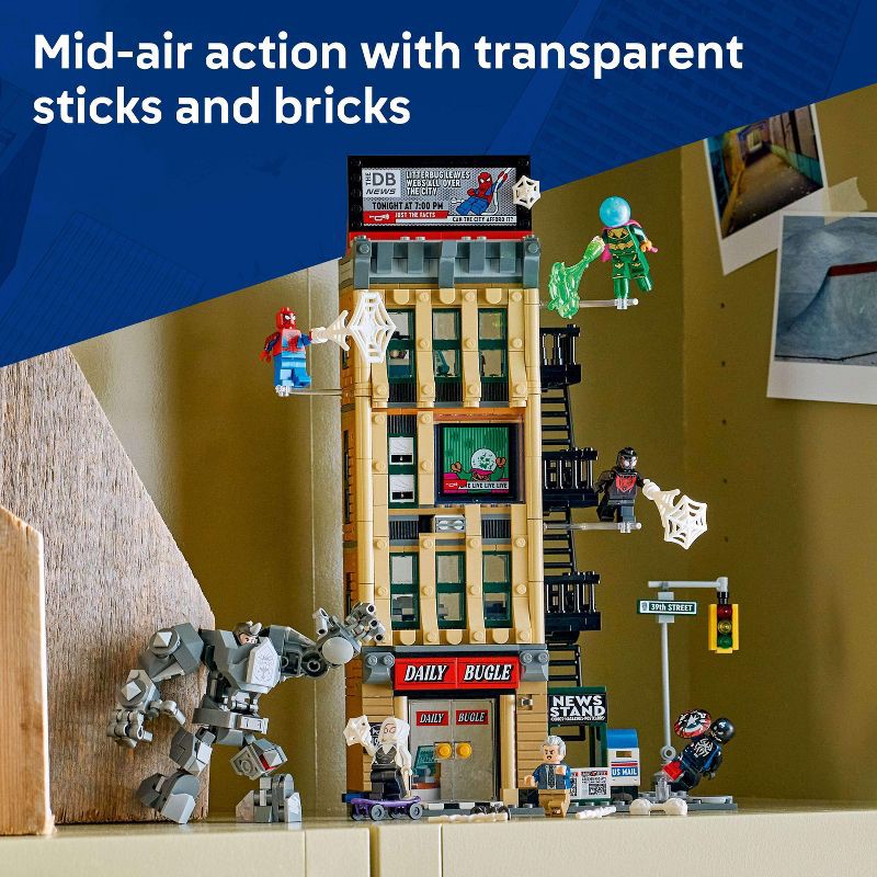 slide 4 of 6, LEGO Marvel Spider-Man vs. Mysterio: The Daily Bugle 76342, 1 ct
