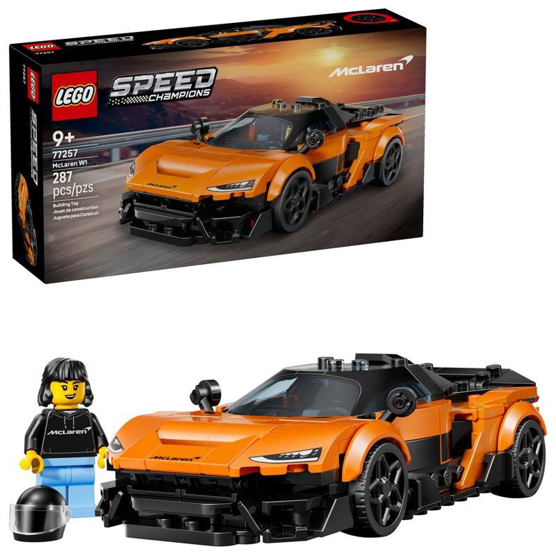 slide 1 of 6, LEGO Speed Champions McLaren W1 Toy Race Car 77257, 1 ct