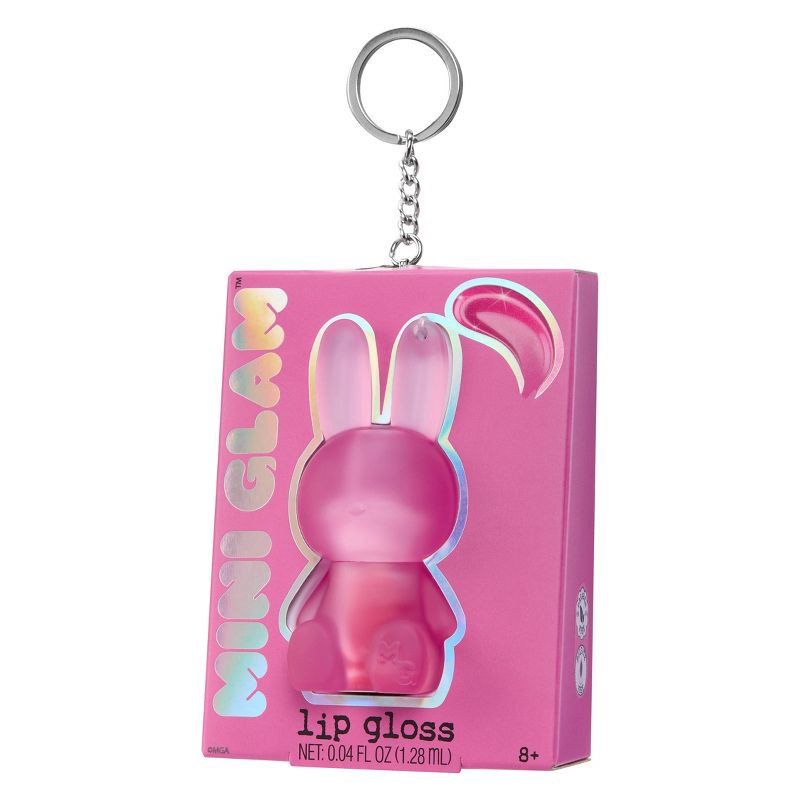 slide 4 of 9, Mini Glam Cosmetics - Bunny Lip Gloss Berry, 1 ct