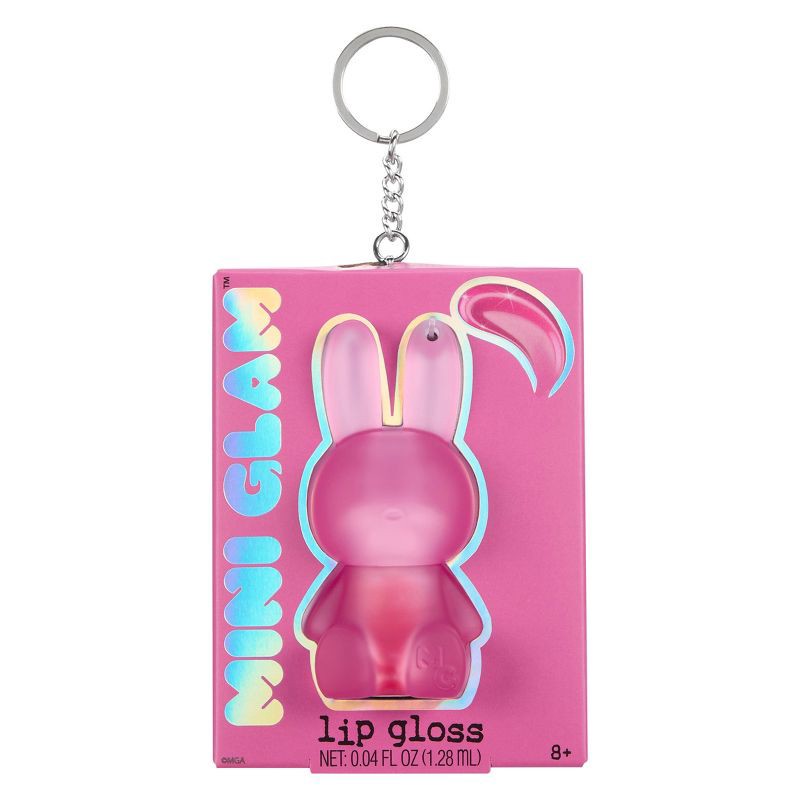slide 1 of 9, Mini Glam Cosmetics - Bunny Lip Gloss Berry, 1 ct