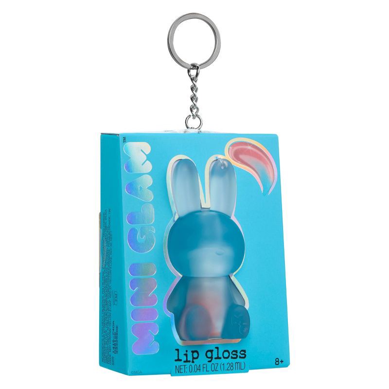 slide 3 of 9, Mini Glam Cosmetics - Bunny Lip Gloss Blue, 1 ct
