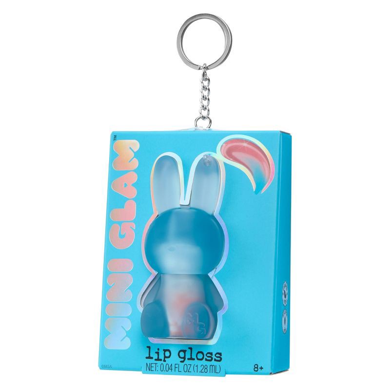 slide 4 of 9, Mini Glam Cosmetics - Bunny Lip Gloss Blue, 1 ct