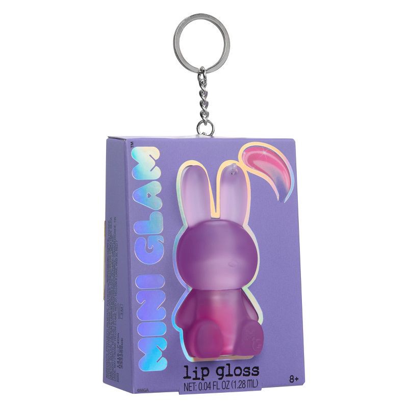 slide 3 of 9, Mini Glam Cosmetics - Bunny Lip Gloss Purple, 1 ct