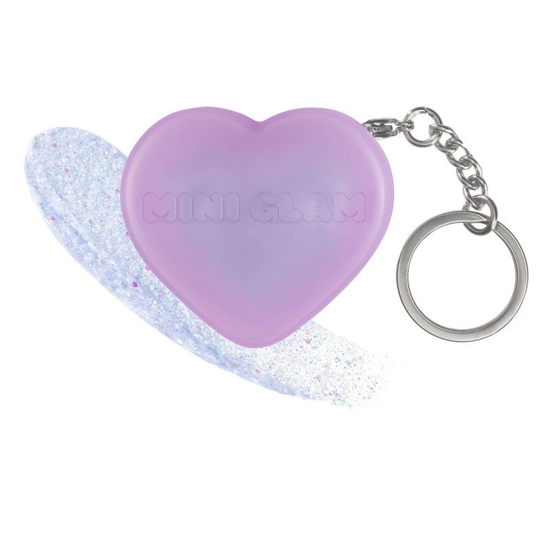 slide 8 of 8, Mini Glam Cosmetics - Heart Glitter Balm Purple, 1 ct