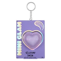 Mini Glam Cosmetics - Heart Glitter Balm Purple