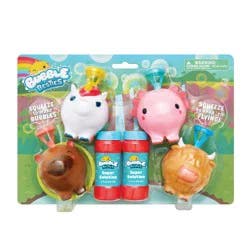 Chuckle & Roar Bubble Besties Wild Pack Bubble Toy - 4pk