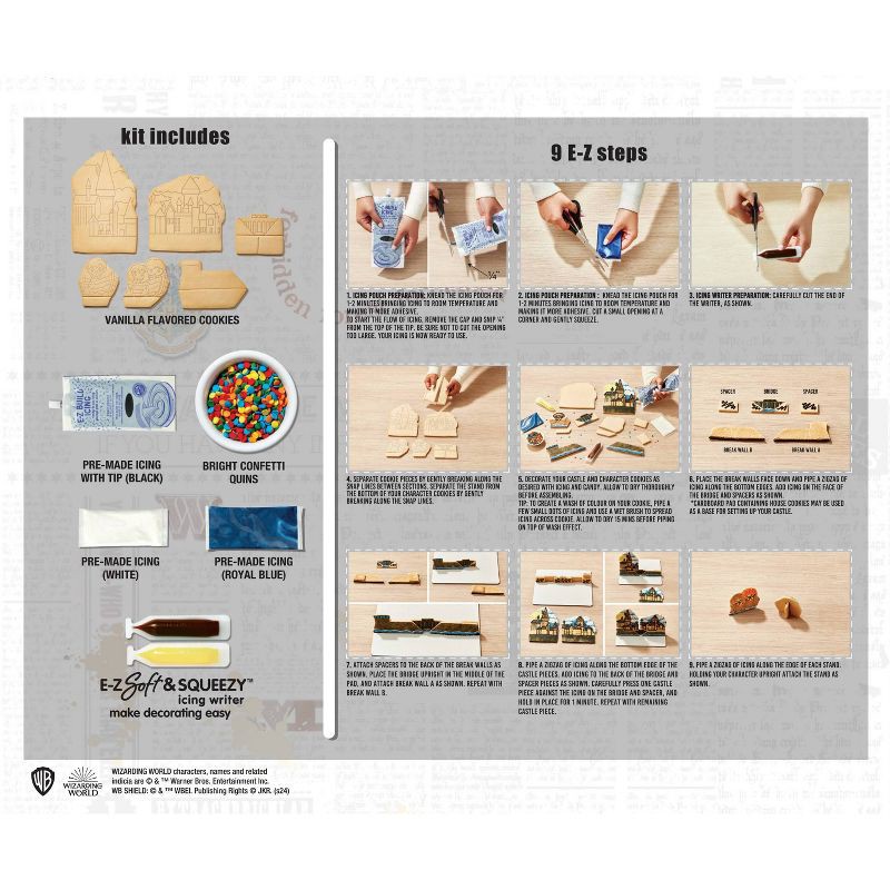 slide 3 of 3, Harry Potter Holiday Hogwarts Castle Baked Good Christmas Kits - 25.2oz, 25.2 oz