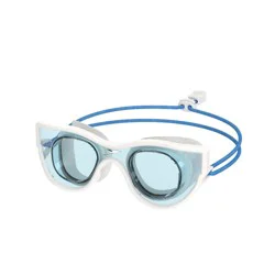 Speedo Junior Sunny Vibes Rizzkid Kids' Swim Goggle- White/Celeste