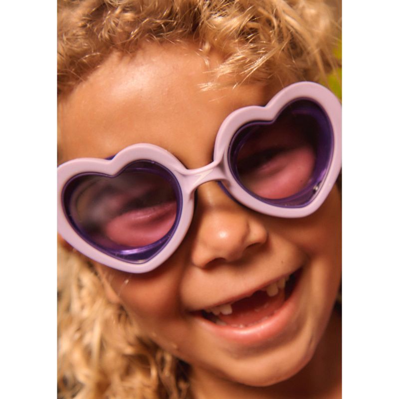slide 6 of 6, Speedo Kids Sunny Vibes Heart Goggles - Bright Lavender/Lavender, 1 ct