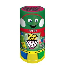 Push Pop Triple Power Christmas Candies - 1.2oz