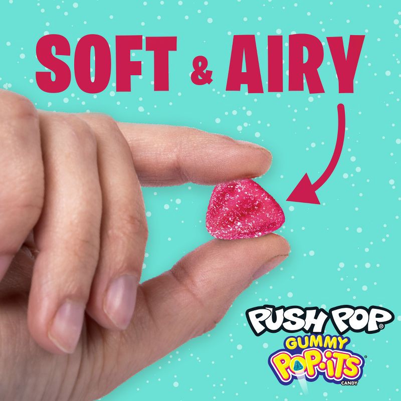 slide 4 of 5, Push Pop Gummy Pop-Its Christmas Candy Stocking Stuffers - 0.266oz, 0.266 oz