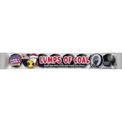 Dubble Bubble Lumps of Coal 8 Ball Tube Christmas Candy Chewing Gums - 2.3oz
