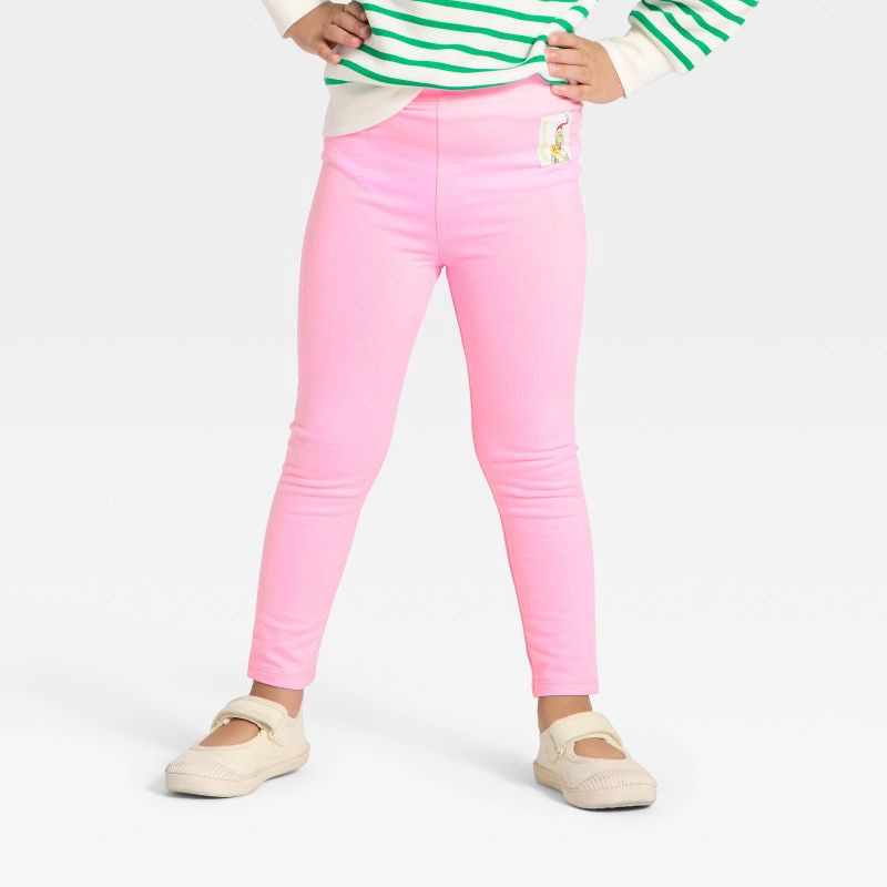 slide 4 of 4, Toddler Girls' 2pc The Grinch Christmas Fleece Sweatshirt and Pants Set - Pink/Green 12M, 2 ct