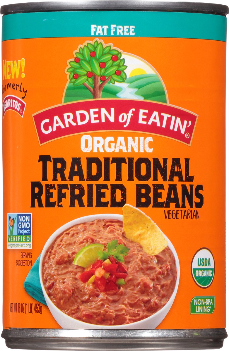 slide 8 of 11, Garden of Eatin' Organic Traditional Refried Beans 16 oz, 16 oz