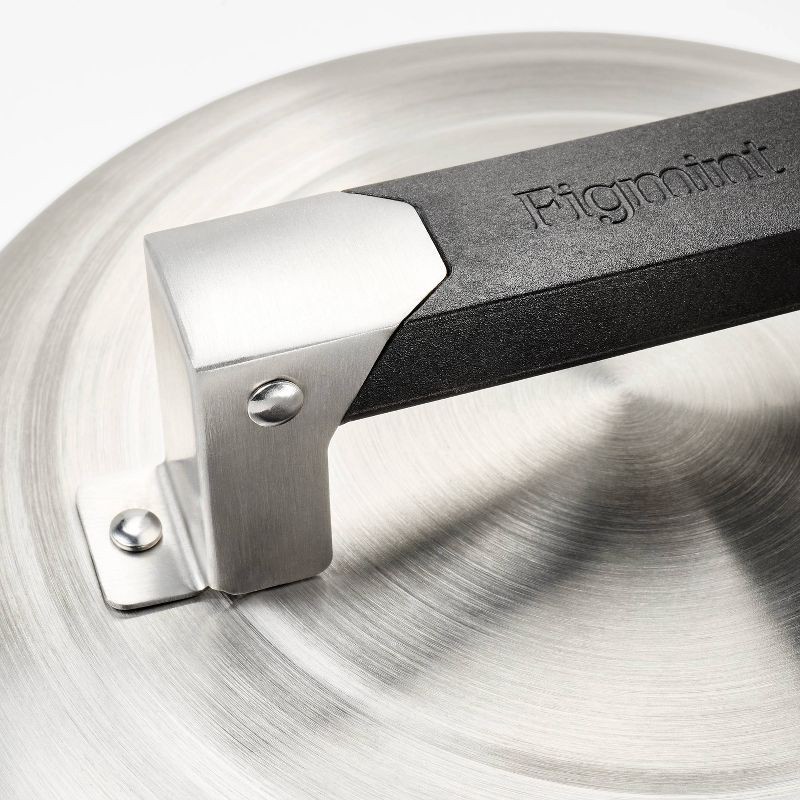 slide 3 of 3, Steaming Stainless Steel Grill Dome Cover Silver - Figmint™, 1 ct