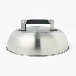 Steaming Stainless Steel Grill Dome Cover Silver - Figmint™