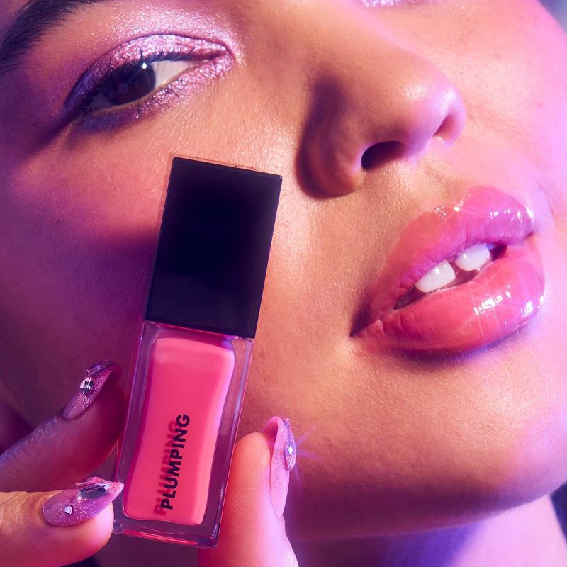 slide 8 of 11, e.l.f. Glow Reviver Plumping Lip Oil - Burst Bubble - 0.25 fl oz, 0.25 fl oz