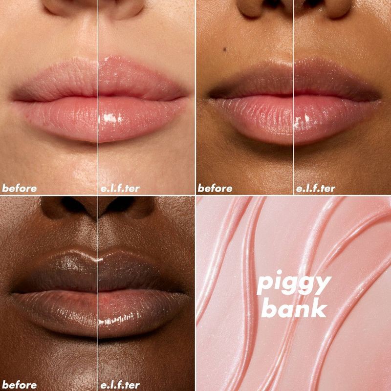 slide 4 of 10, e.l.f. Glow Reviver Plumping Lip Oil - Piggy Bank - 0.25 fl oz, 0.25 fl oz