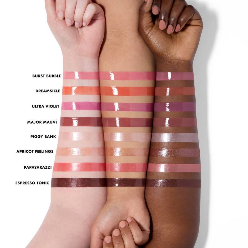 slide 3 of 11, e.l.f. Glow Reviver Plumping Lip Oil - Papayarazzi - 0.25 fl oz, 0.25 fl oz