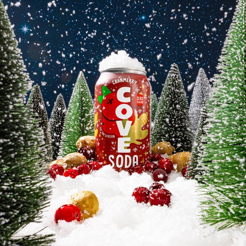 slide 2 of 5, Cove Cranberry Soda - 12 fl oz Can, 12 fl oz