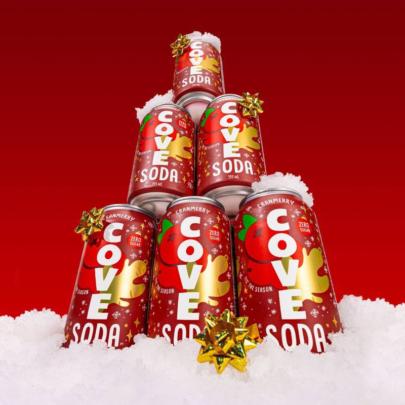 slide 3 of 5, Cove Cranberry Soda - 12 fl oz Can, 12 fl oz