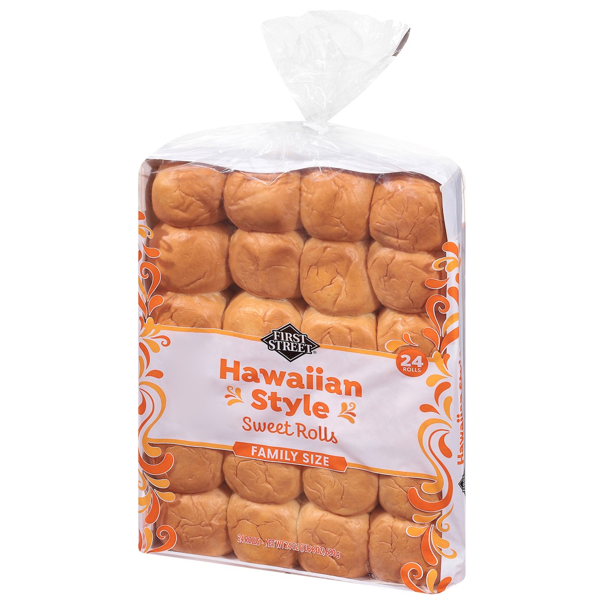 slide 4 of 4, First Street First Steet Hawaiian Rolls, 24 oz