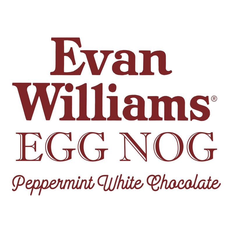 slide 8 of 8, Evan Williams Peppermint White Chocolate Egg Nog - 750ml Bottle, 750 ml