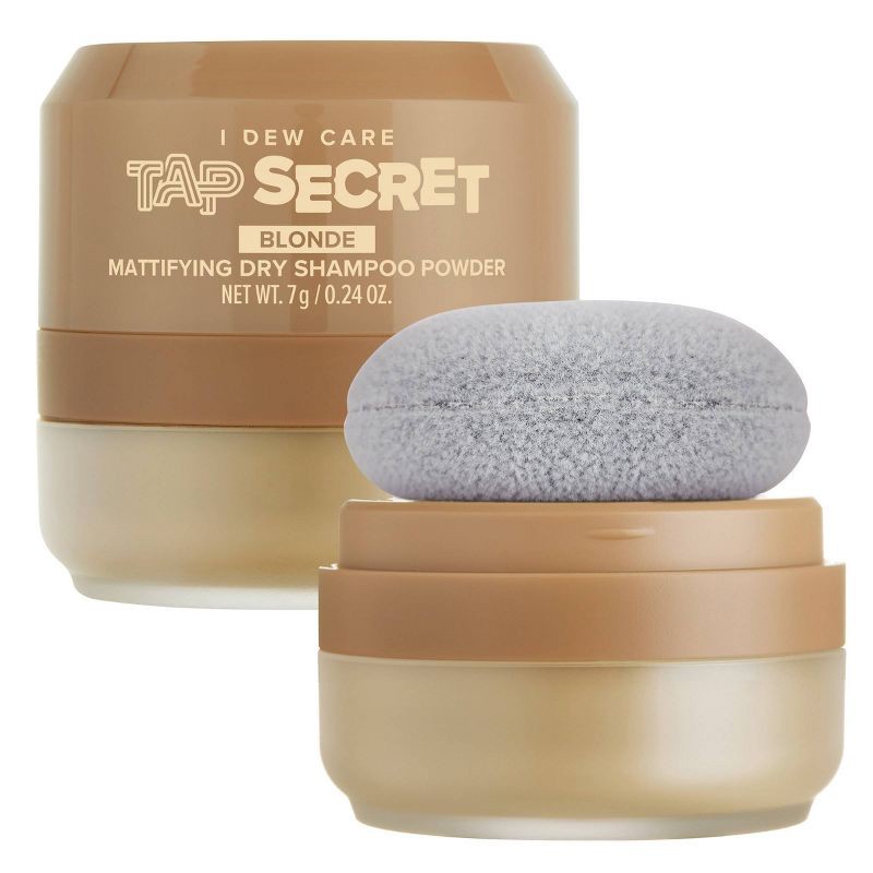 slide 1 of 12, I Dew Care Tap Secret: Blonde Dry Shampoo Powder: Volumizing, Oil Control, All Hair Types, 0.24 oz, 0.24 oz