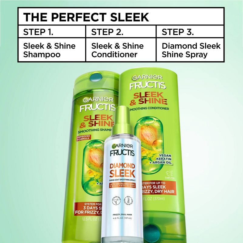 slide 6 of 10, Garnier Fructis Sleek and Shine Diamond Sleek, 1 ct