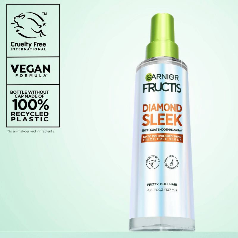 slide 9 of 10, Garnier Fructis Sleek and Shine Diamond Sleek, 1 ct